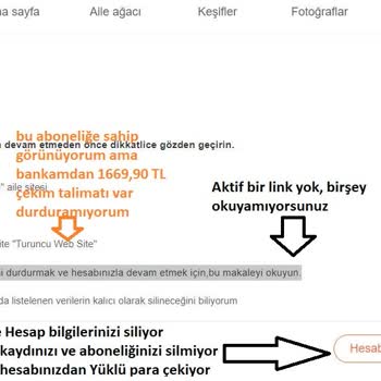 MyHeritage Abonelik Kabusu