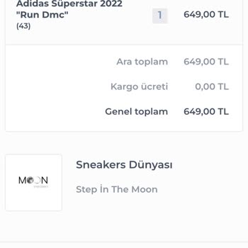 Moonsneakerstr Sipariş İptali Talebi