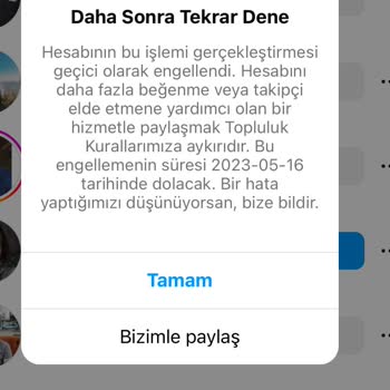 Instagram Engel Yedim