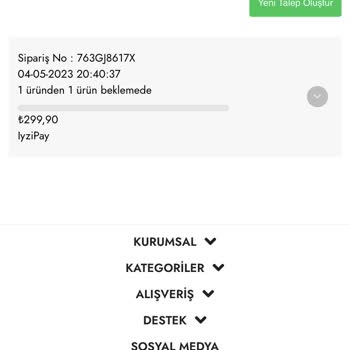 Sümeyra Moda Ücret İadesindeki Kesinti Ve İadenin Yapılamaması