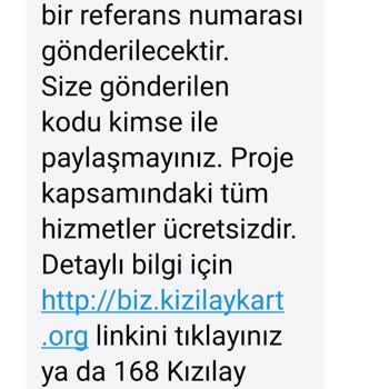 Türk Kızılay Yardım Yatmadı 3000 TL