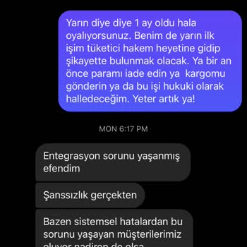 Zincirwear Para İadesi Veya Gönderim Yapılmıyor.
