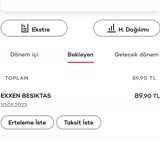 Exxen Beşiktaş Haksız Para Çekimi