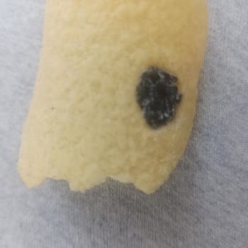 Pringles Üstünde Siyah Bir Şey Var