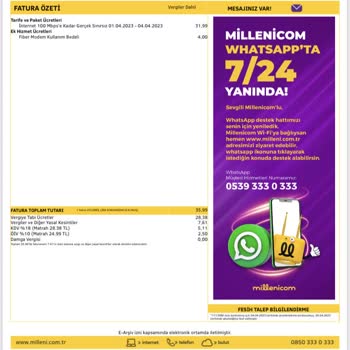 Millenicom İnternet Sağlayıcı Firmanın İlgisizliği.