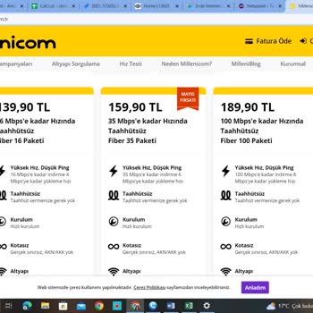 Millenicom İnternet Aldatmacası Yalan Fiyatlar