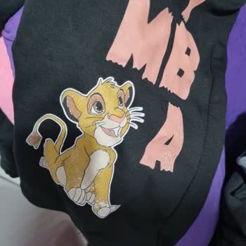 Pembe Mavi Çocuk Giyim Baskılı Takımların Renklerinin Atması