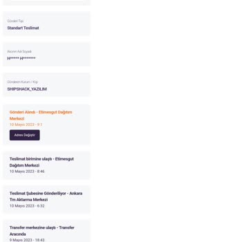 Hepsijet Kargoyu Farklı Bölgeye Göndermesi