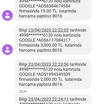 İznim Olmadan Google Ads Kartımdan Para Çekti