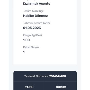 Kızılırmak Şubesi Sürat Kargo Çalışanlarının Sorumsuzluğu