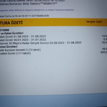 Millenicom Fatura Artışı