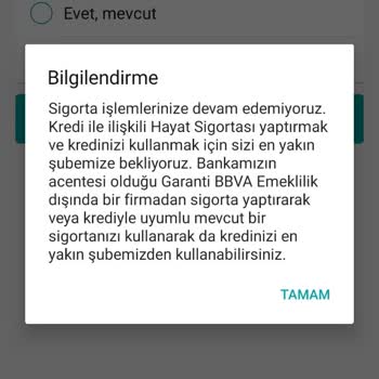 Garanti BBVA Yeni Müşteri Kredi Kullanımı