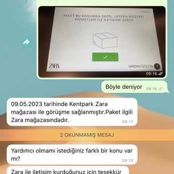 Zara Online Sipariş Ortada Yok