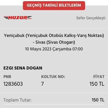 Öz Sivas Huzur Turizm Sorumsuzluğu Hep Aynı Şeyi Yaşıyorum