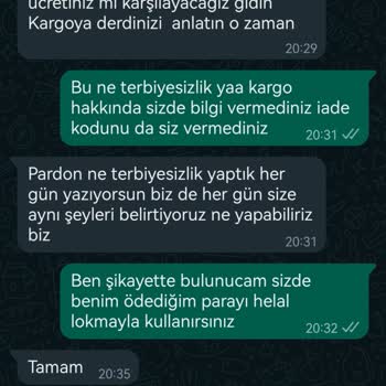 Turkuazz_boutique (Instagram) 1.5 Aydır Elime Ulaşmayan Değişim İçin Gönderilen Ürünler