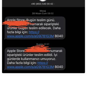 Apple 20 Watt Şarj Adaptörü Sipariş Tarihinden Sonra İptal Edildi.