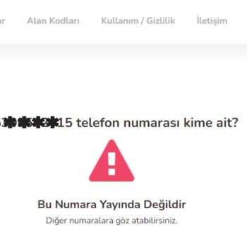 Numaraara.com Bazı Numaralara Ayrıcalık Gösteriyor!