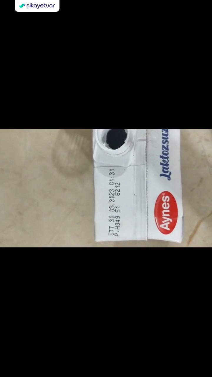 Aynes Gıda Tarım Kooperatif Marketinde Satılan Tarihi Geçmiş Süt! videonun kapak resmi
