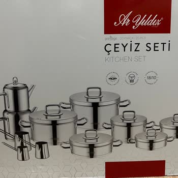Aryıldız Tencere Seti İçerik Hatası
