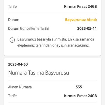 Vodafone Hat Taşıma İşlemini Tamamlamaması