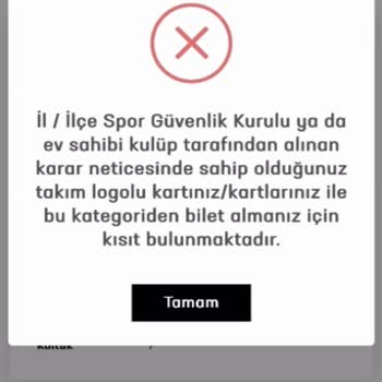 Passolig Kartım İle Bilet Alamamak