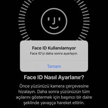 Güncelleme Sonrası İphone Face ID Hatası