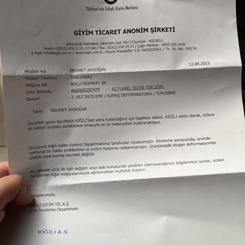 Kiğılı Giyim Tüylenme Giyilmeyecek Duruma Gelmesi