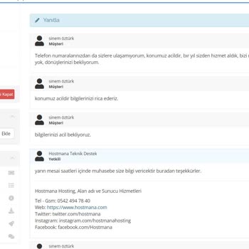 Hostmana.com Yedeklerimi Vermiyor, Şikayetçiyim