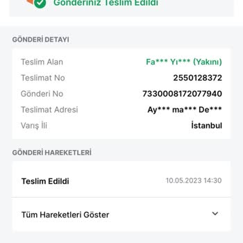 Trendyol Express Kargolarım Kayıp Elime Ulaşmadı