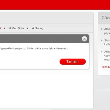 Akbank Sistemleri Sorunlu, Destek De Vermiyorlar.