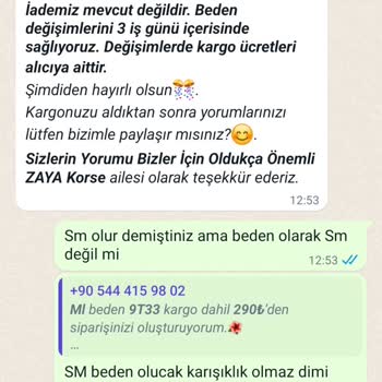 Zaya Korse Gelmeyen Ürünü İptal Etmiyor!