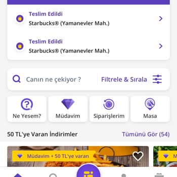 Getir Uygulamadaki Sunucu Hatası