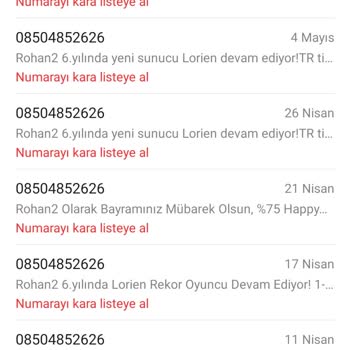 Rohan2.global Rohan2 Firmasından Gelen İstenmeyen Mesajlar