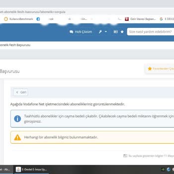 Vodafone Net Vodafone İş Ortağım Feshi Sorunu