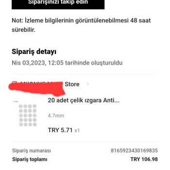 Aliexpress'ten İstediğim Sipariş Gelmedi