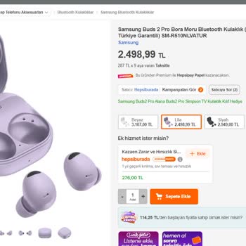 Hepsiburada İndirim İle Fiyatı Artan Ürün