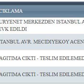 Kuryenet Mecidiyeköy Acentesinin Teslimat Sorunu