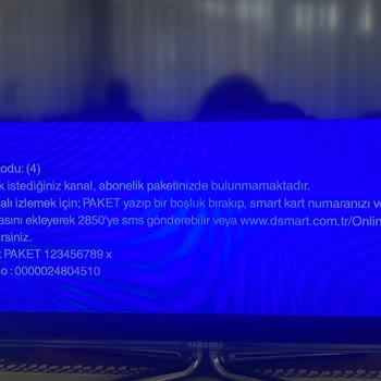D Smart Uyarı Kodu 4 Hatası