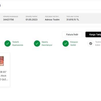 Media Markt Satın Alınan Ürün Gelmiyor