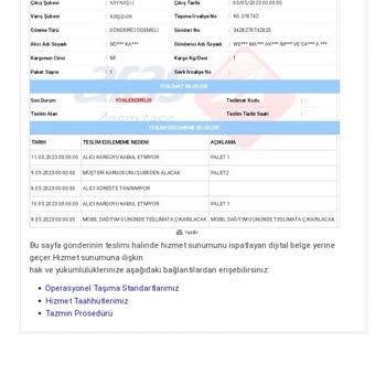 Aras Kargo Kargomu Teslim Etmiyor