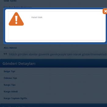 Kargo Takip DeFacto Sorunu