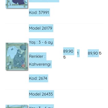Evşen Bebe Kalitesiz Ve Bedeni Uymayan Ürün