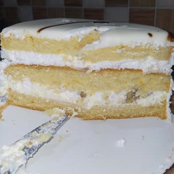 Tatlı Park Doğum Günü Pastası Sadece Kek Ve Krem Şantiden İbaret