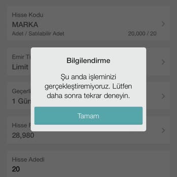 Garanti BBVA İşleminizi Şu An Da Gerçekleştiremiyoruz