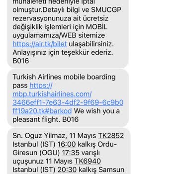 Türk Hava Yolları Size Gerçekten Güvenim Kalmadı 12 Saat Seyahat Sürdü