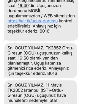 Türk Hava Yolları Size Gerçekten Güvenim Kalmadı 12 Saat Seyahat Sürdü