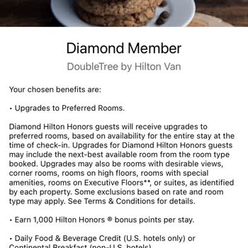 Double Tree By Hilton Van Diamond Üyelik