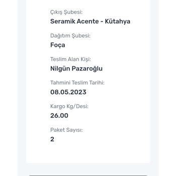 Keramika-Trendyol-Sürat Kargo Firmalarında Yaşanan Mağduriyet