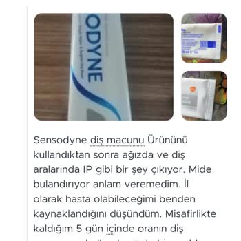 Sensodyne Sağlığa Önem Vermiyor.