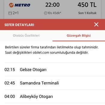 Metro Turizm Ve Obilet'in Büyük Ayıbı